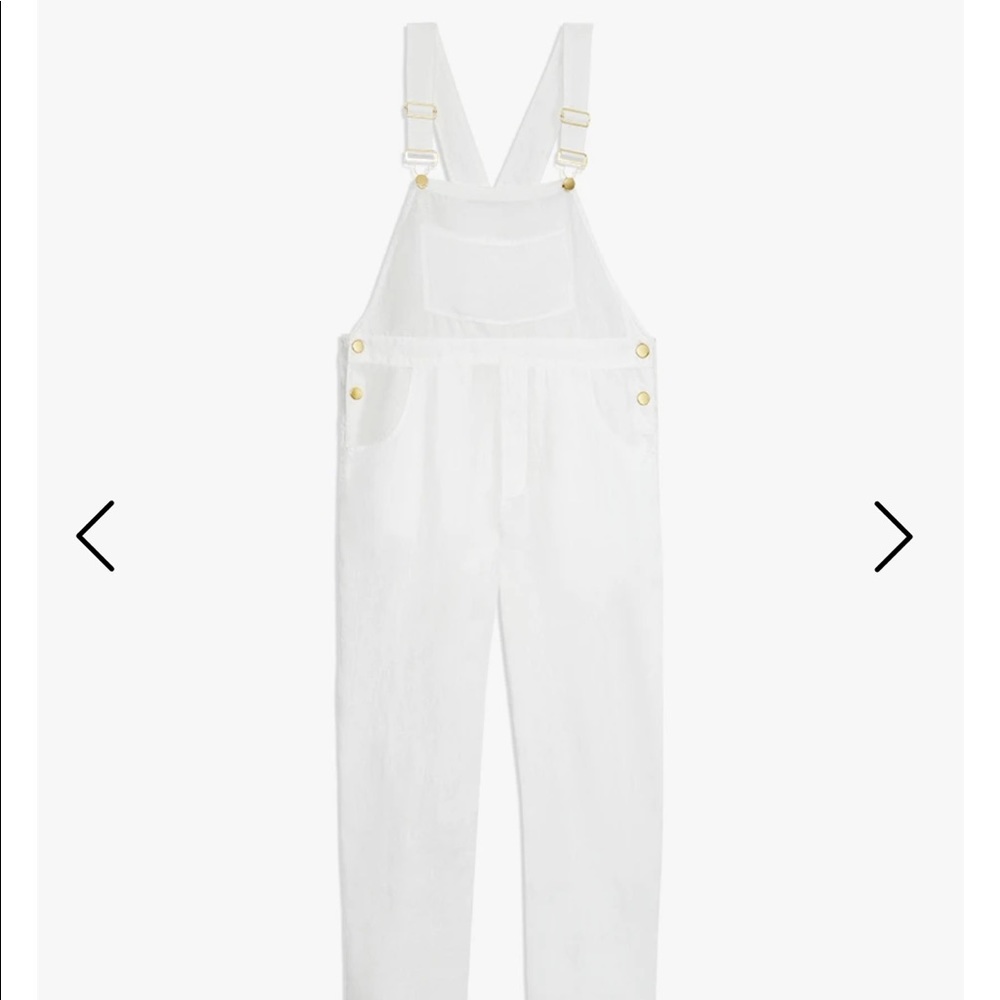 NWT WeWoreWhat Linen Overalls